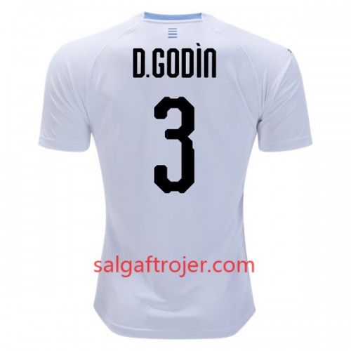 Uruguay Fodboldtrøjer D.Godin 3 Udebanesæt VM 2018 Uruguay Fodboldtrøjer D.Godin 3 Udebanesæt VM 2018